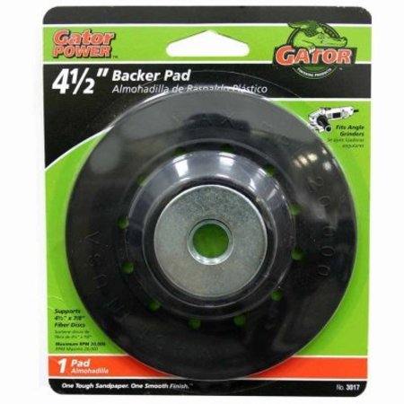 GATOR FINISHING 4.5"Fib Disc Backer Pad 3017